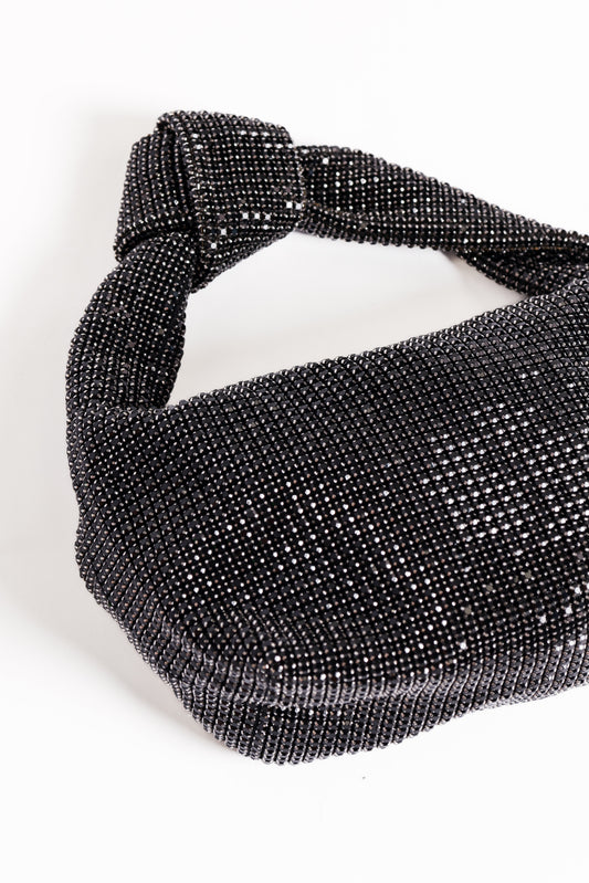 Winona Embellished Bag - Black