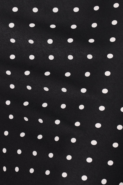 Ailbhe Lace Skirt - Black Polka Dot