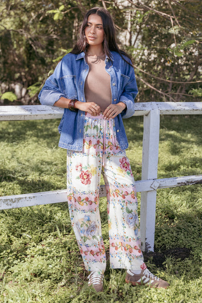 Cascais Pants - Rose Tile