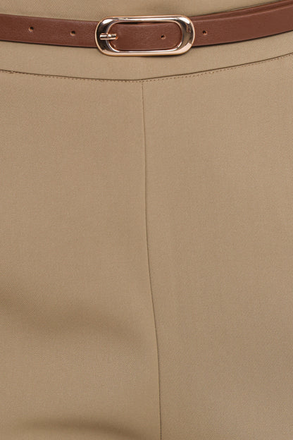 Ceres Belted Wide Leg Pant - Olive