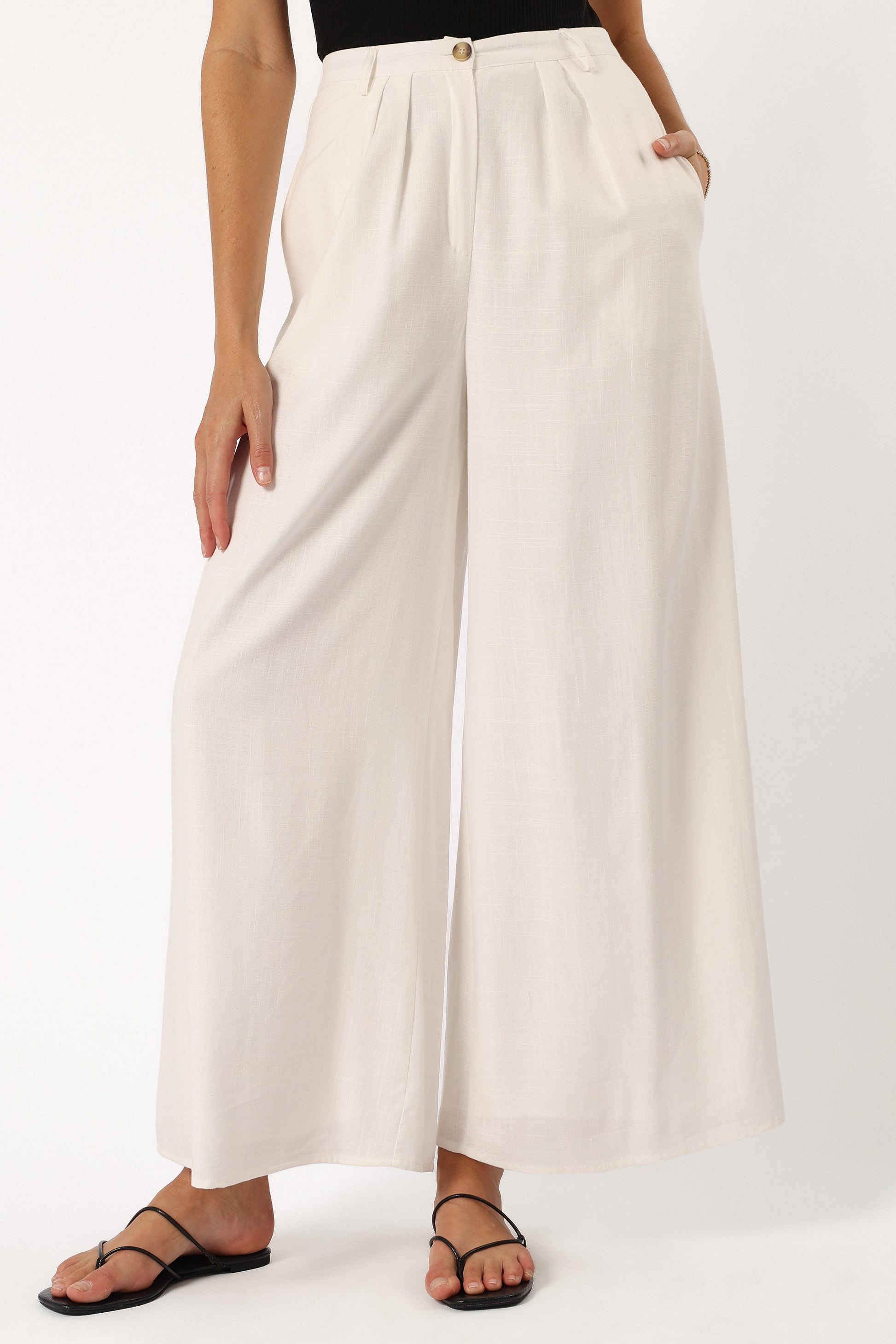 Colleen Pant - White