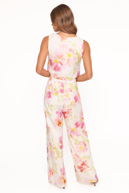 Devlin Pant - Pink Garden Floral