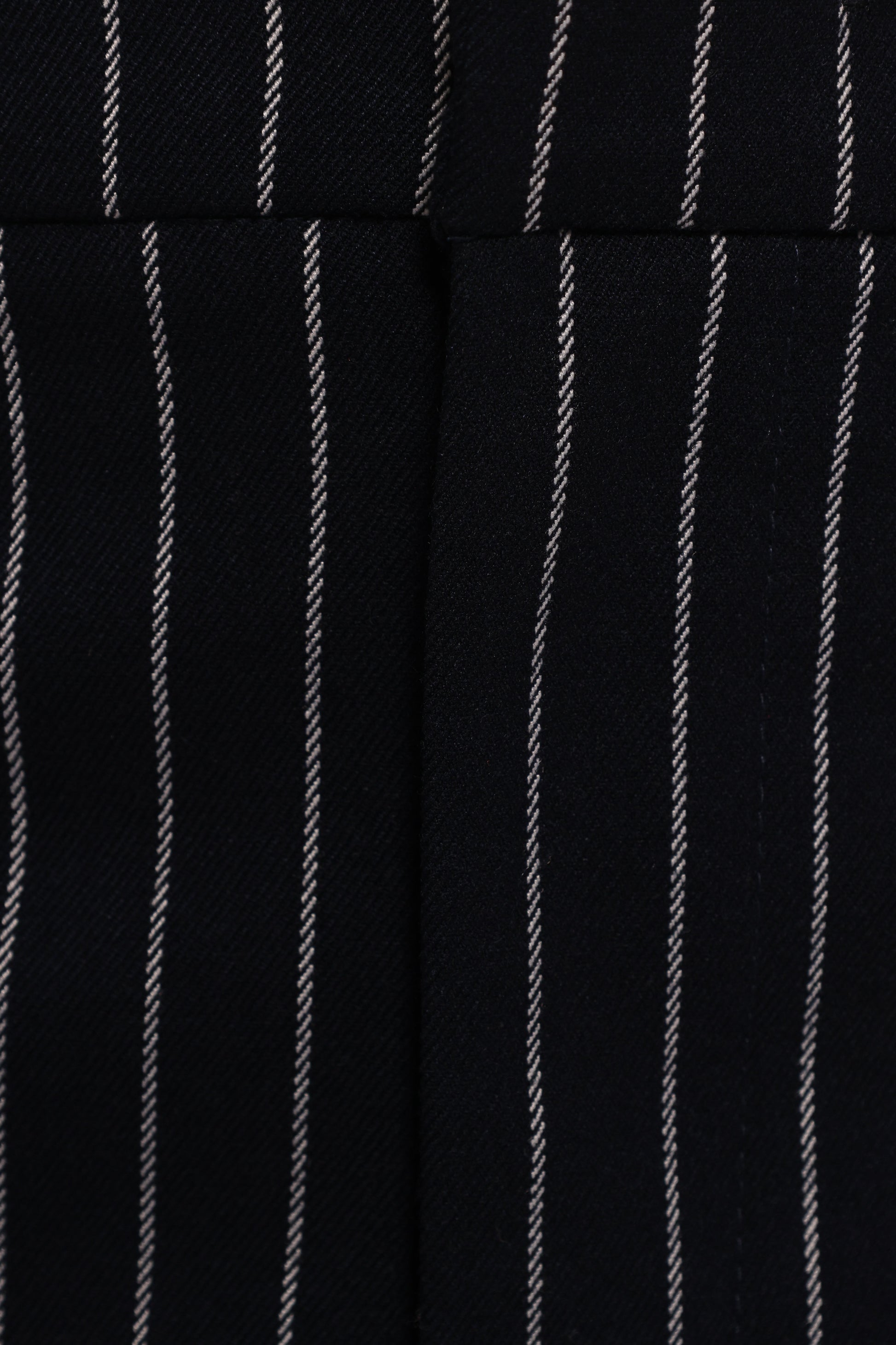 Ellory Midi Skirt - Navy Pinstripe