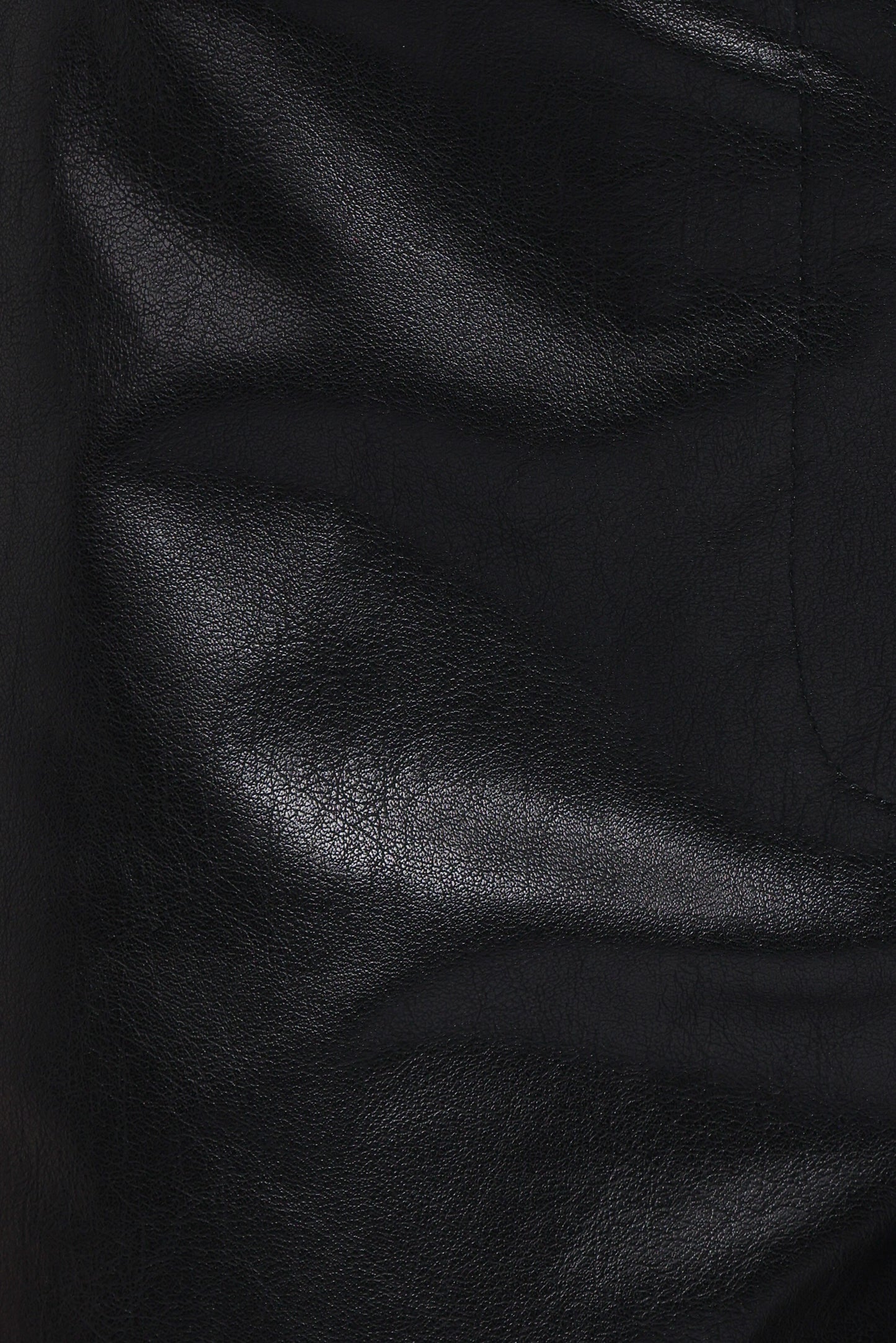 Fable Leather Shorts - Black