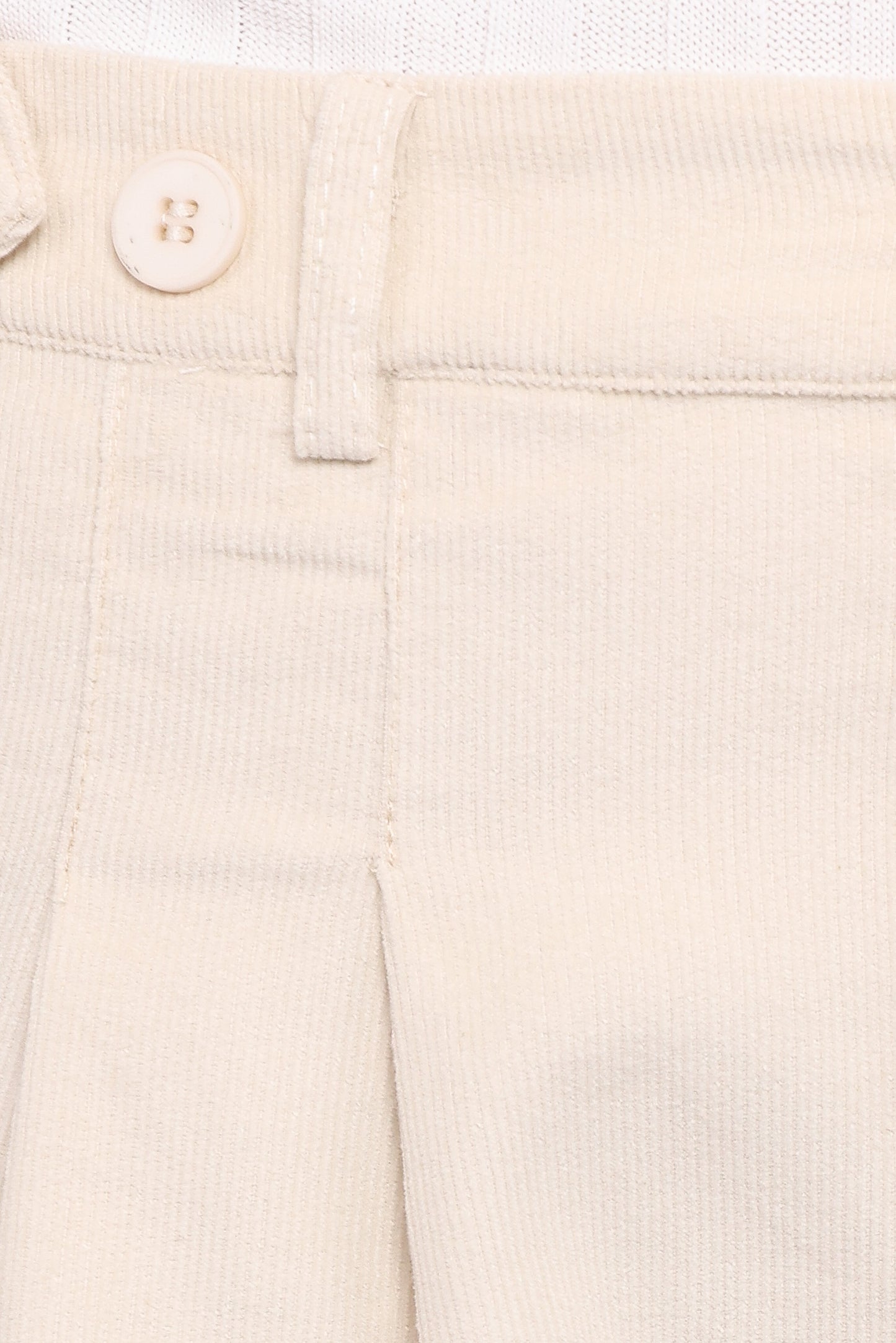 Faelan Wide Leg Cord Pants - Beige