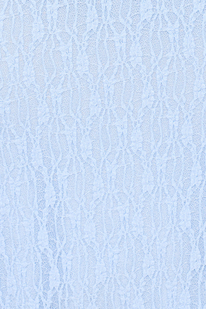 Faeriel Lace Knit Maxi Skirt - Blue