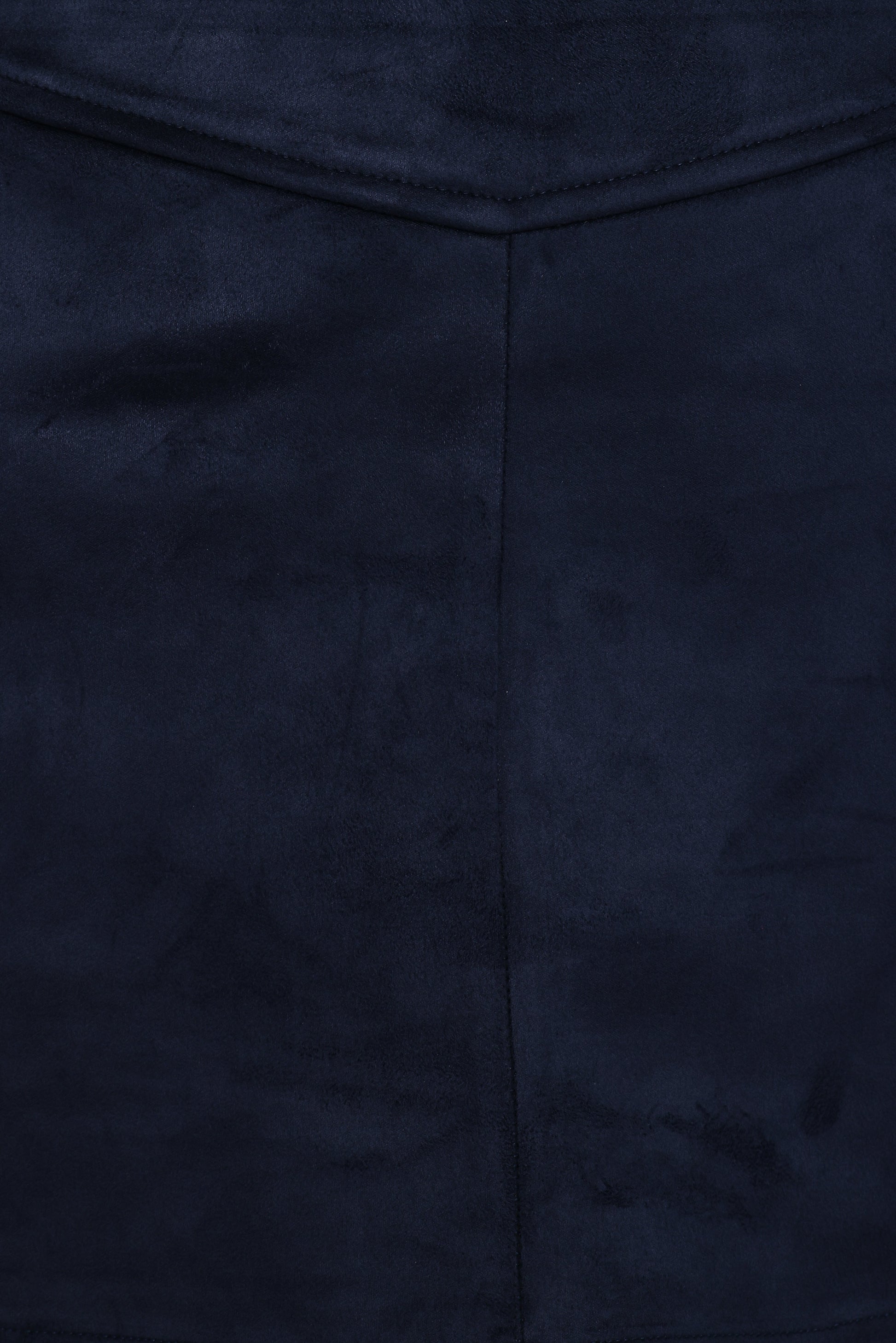 Hope Suede Mini Skirt - Navy