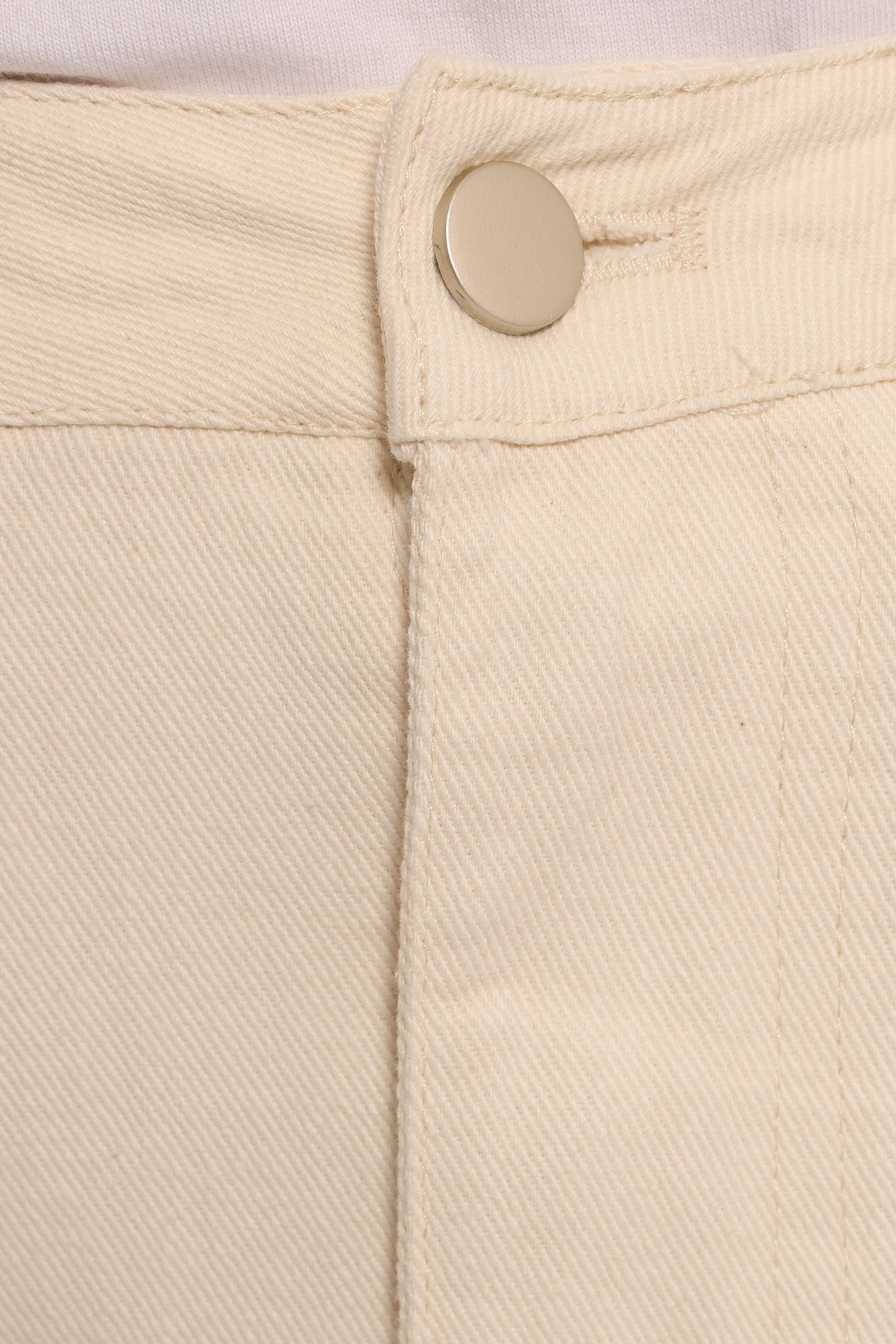Kellen Corduroy Midi SKirt - Cream