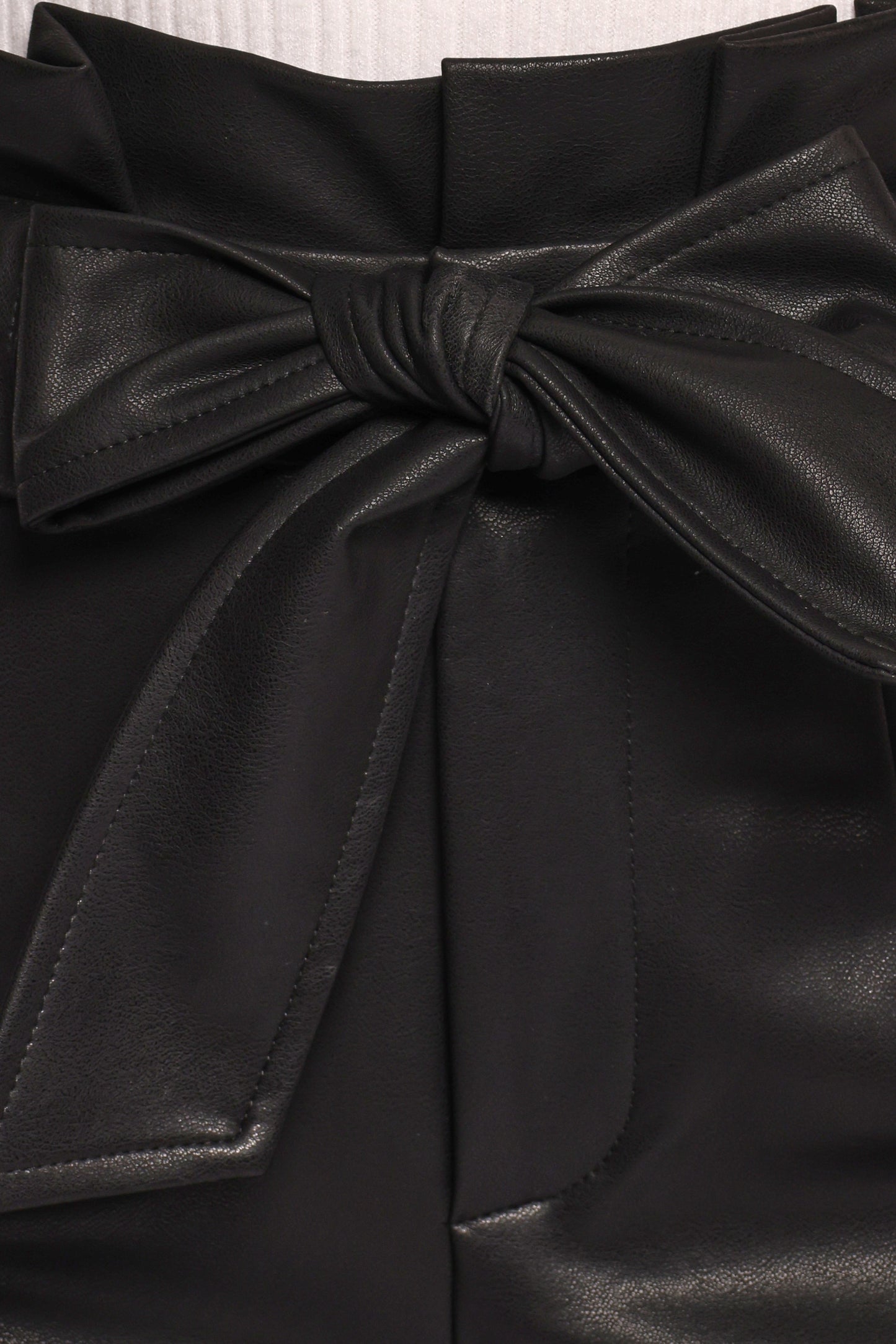 Kieran Faux Leather Pant - Black