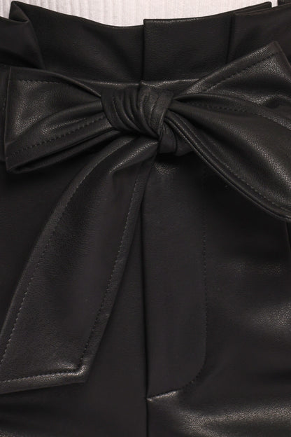 Kieran Faux Leather Pant - Black