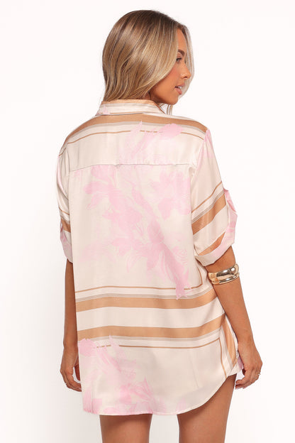 Lara Shorts - Pink Print