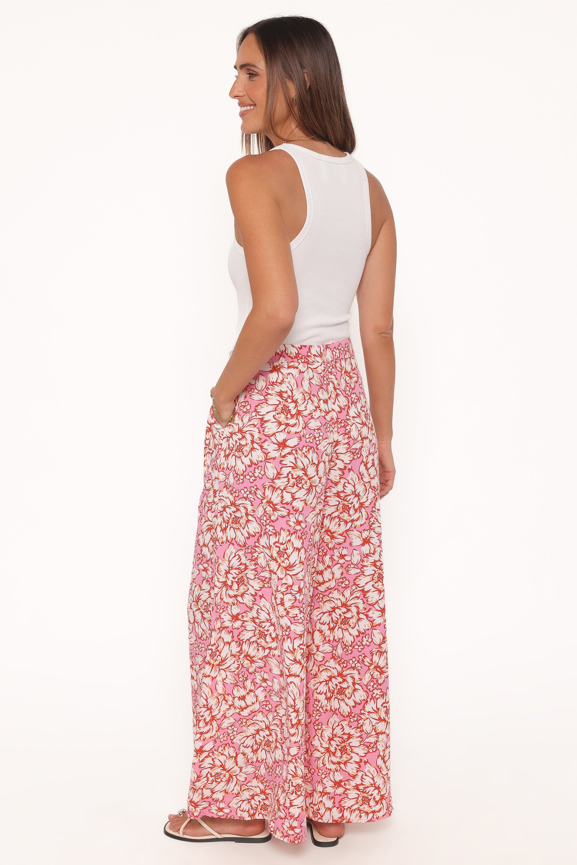 Lessie Pants - Pink Floral