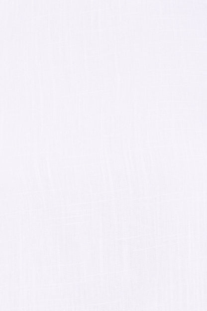 Madison Linen Column Skirt - White