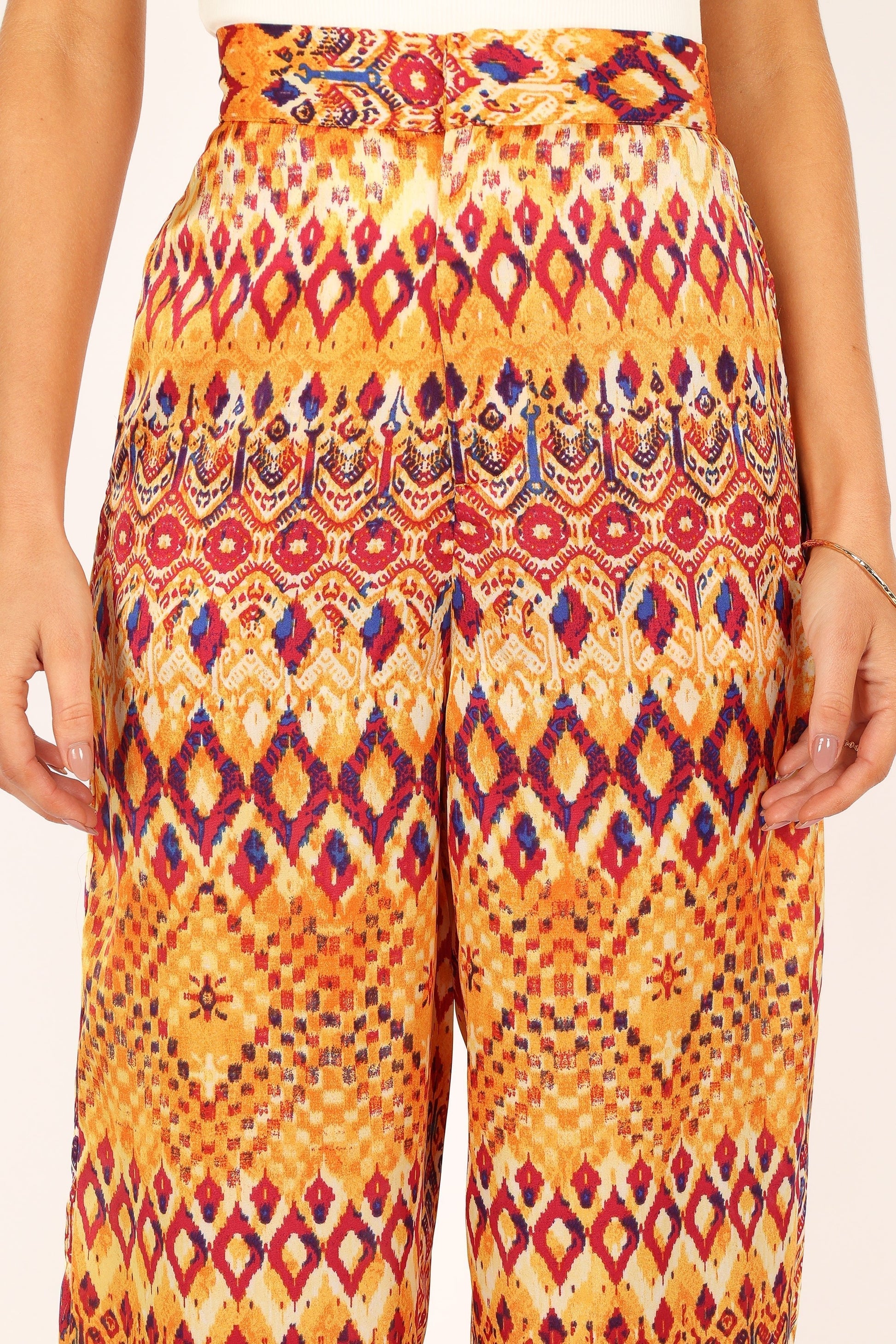 Marigold Wide Leg Pants - Tan
