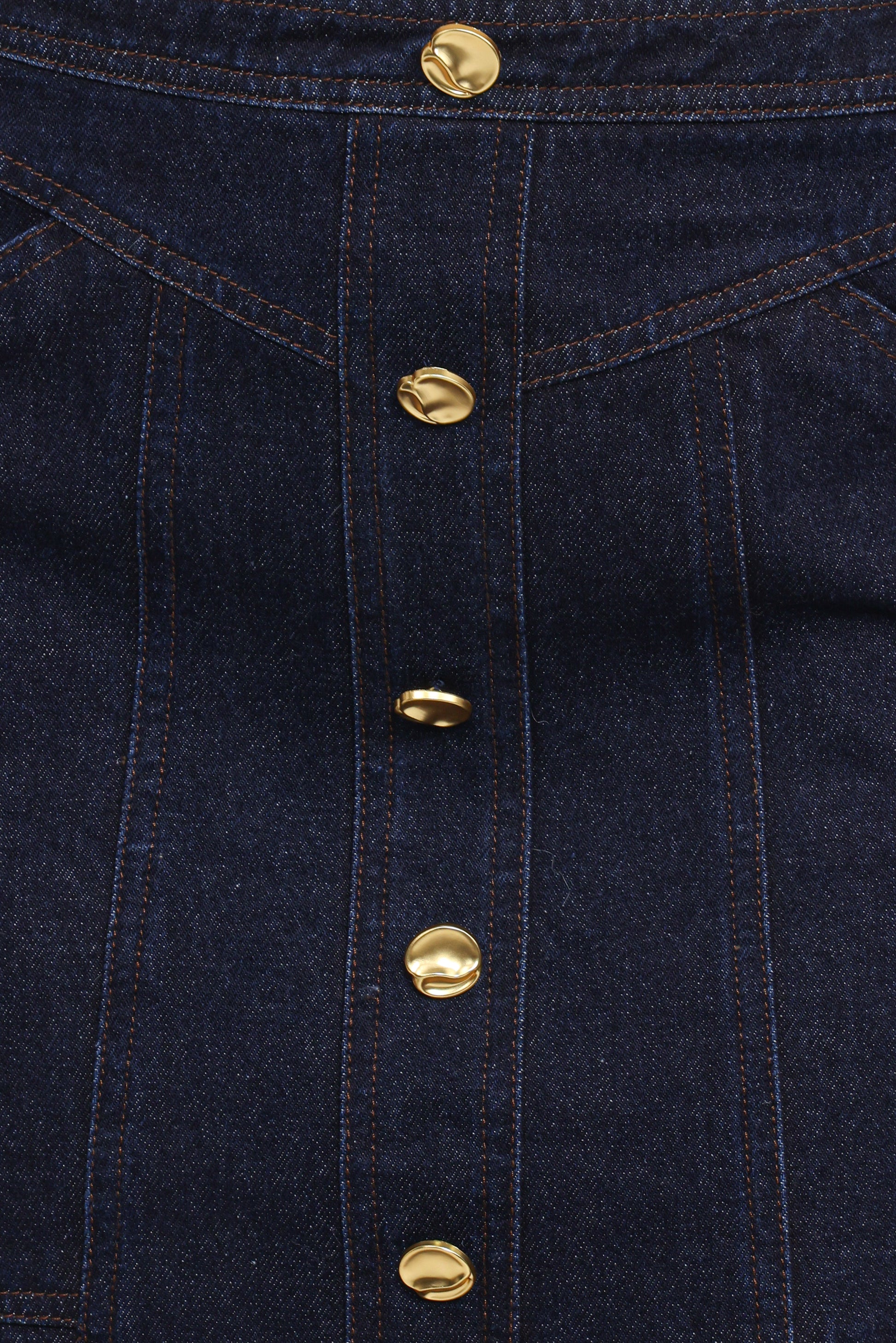 Narla Mini Skirt - Dark Denim
