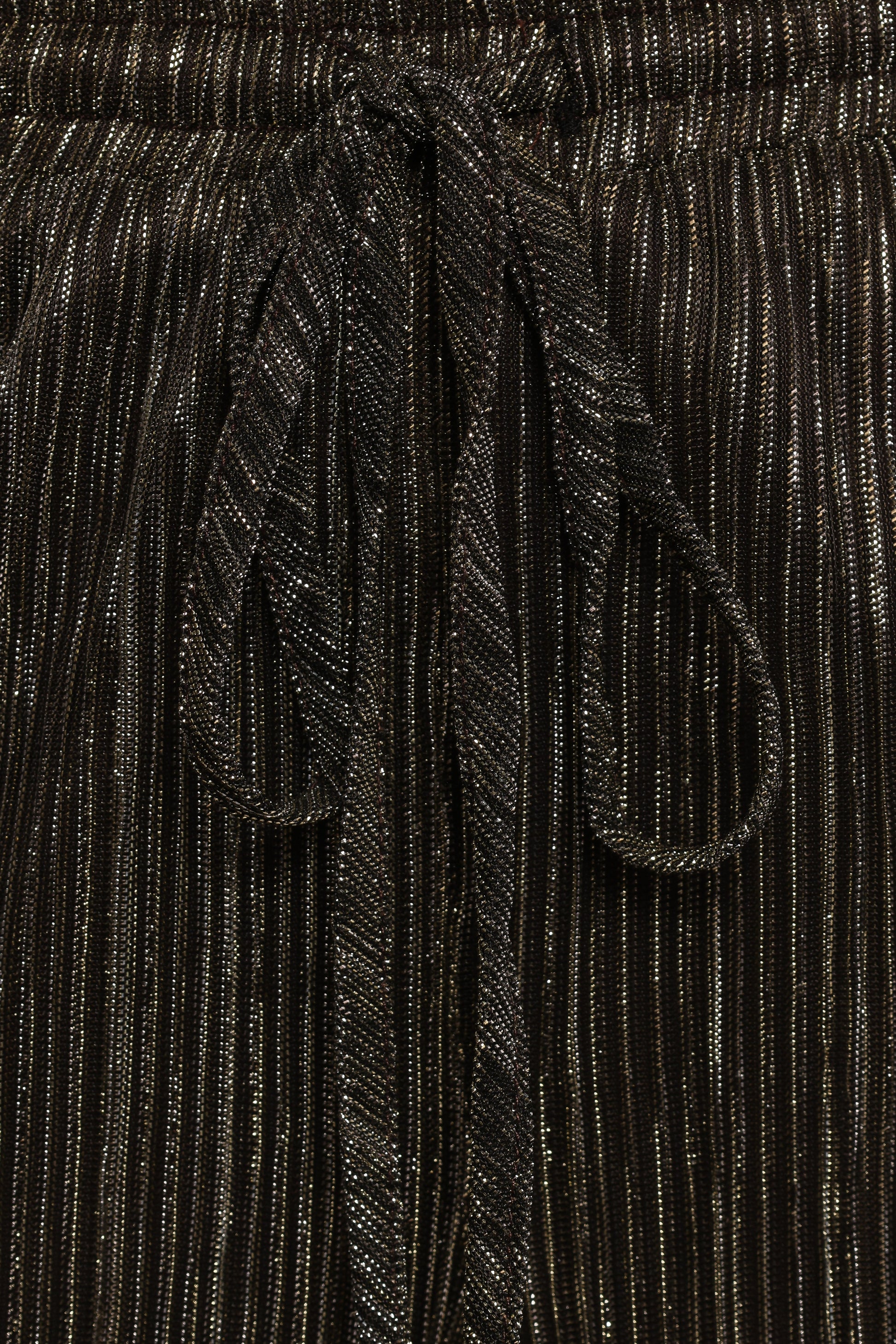 Nila Sheer Pant - Black Gold