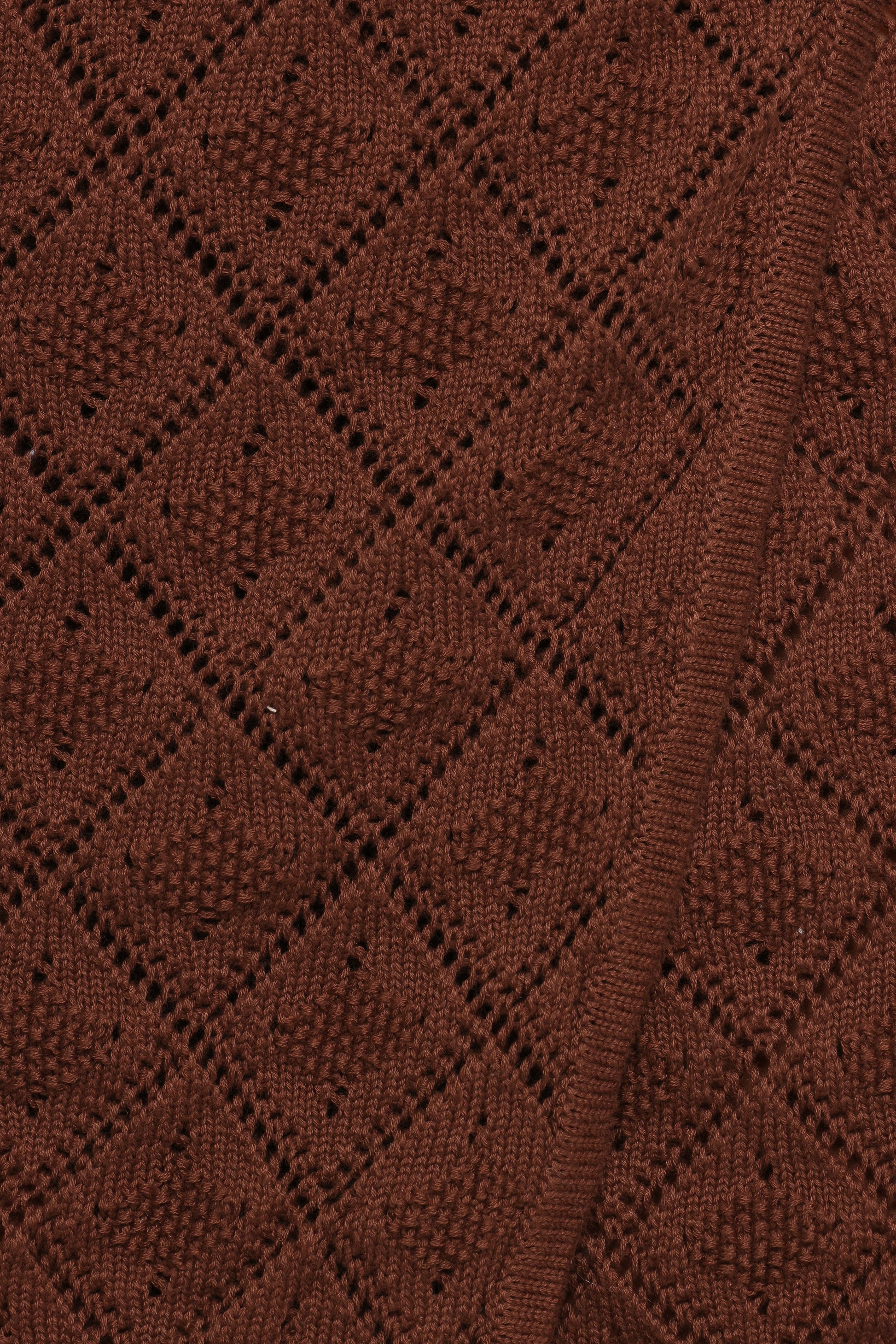 Palma Knit Mini Skirt - Chocolate