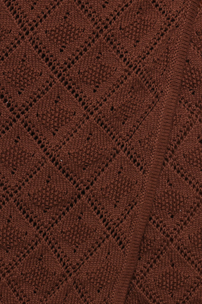 Palma Knit Mini Skirt - Chocolate