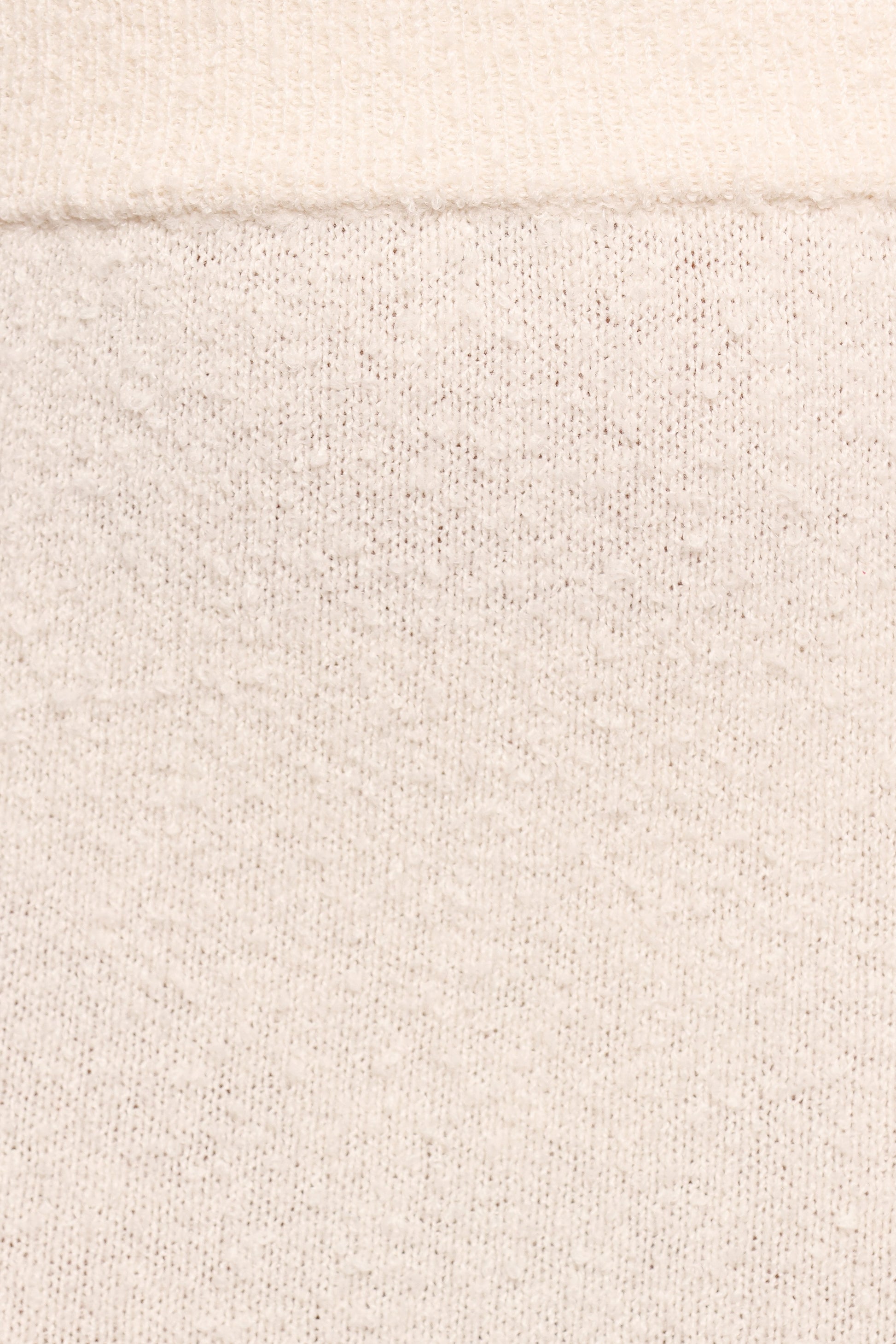 Rowee Boucle Knit Midi Skirt - White