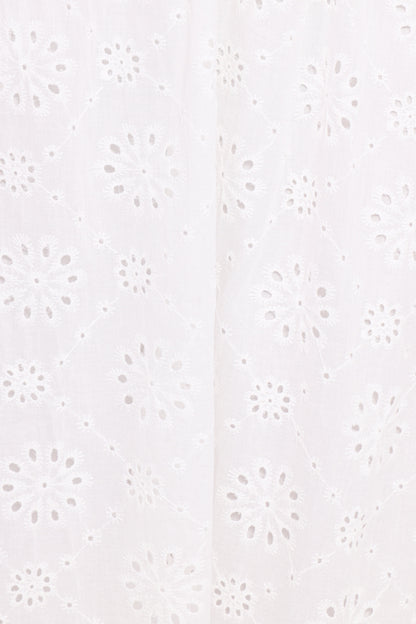 Sinead Eyelet Maxi Skirt - White