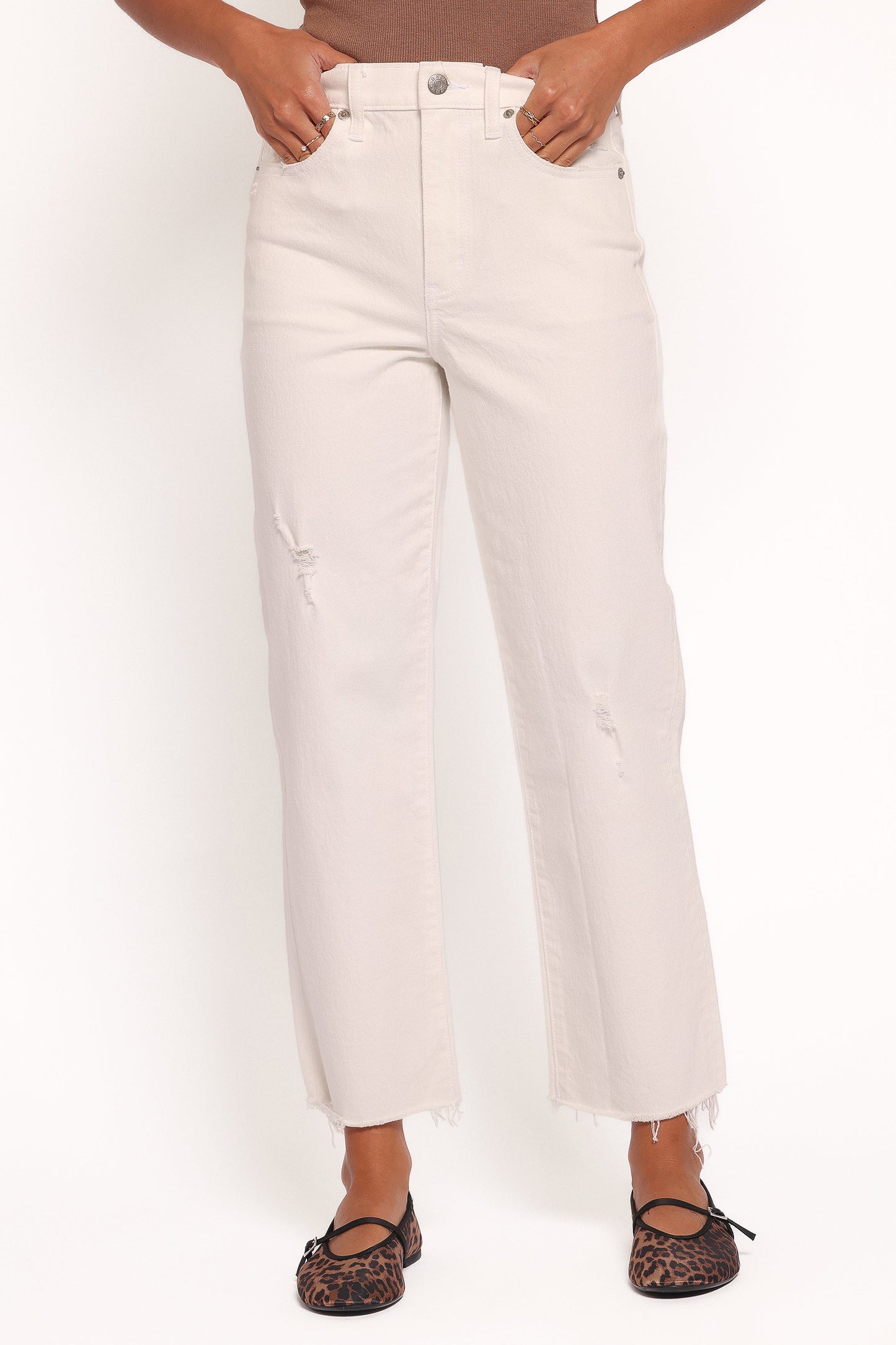 Sundaze Straight Leg Jean - Swan