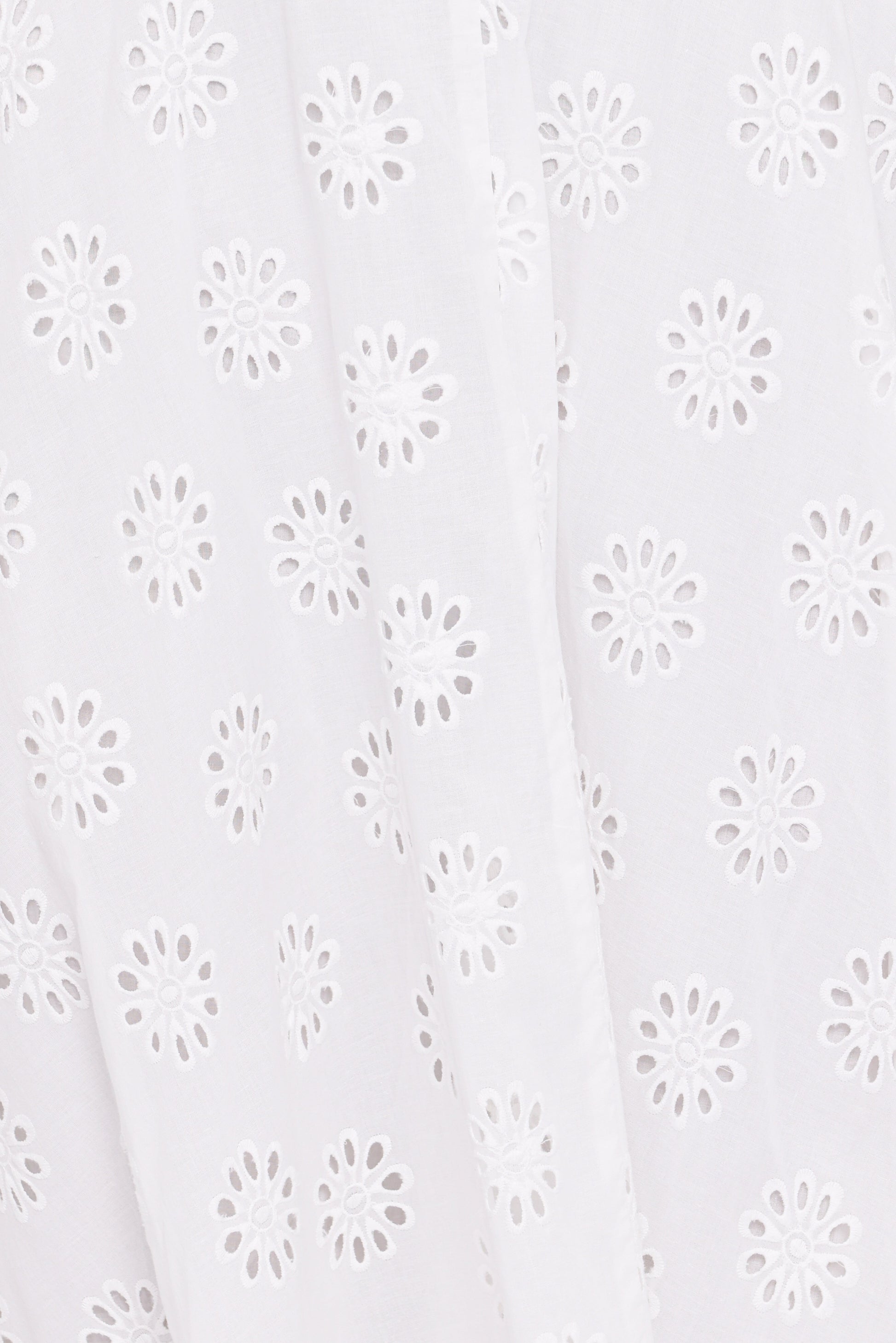 Varia Eyelet Maxi Skirt - White