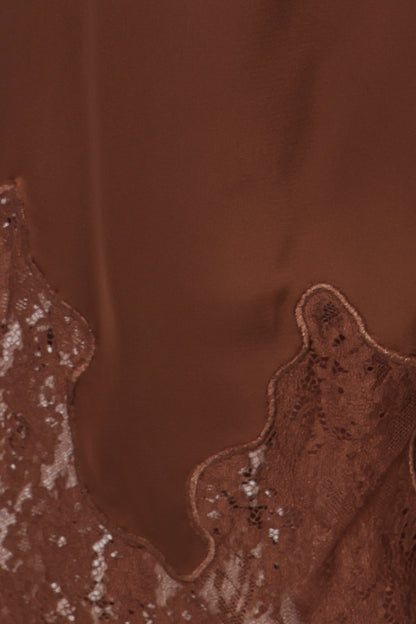 Viola Drawstring Wide Leg Pant - Chocolate