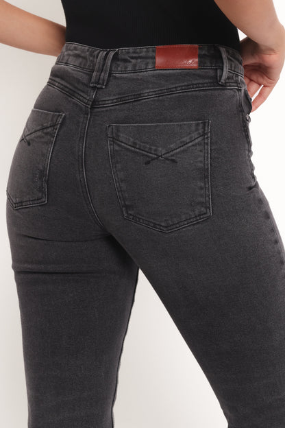 Willa High Rise Straight Leg Jeans - Riot