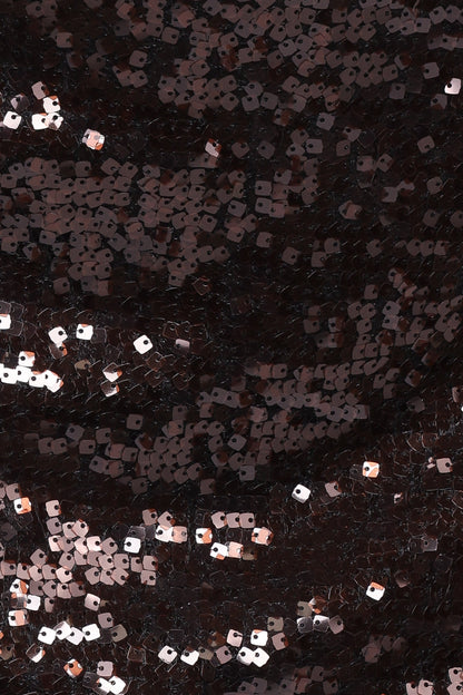Zinnia Sequin Mini Skirt - Brown