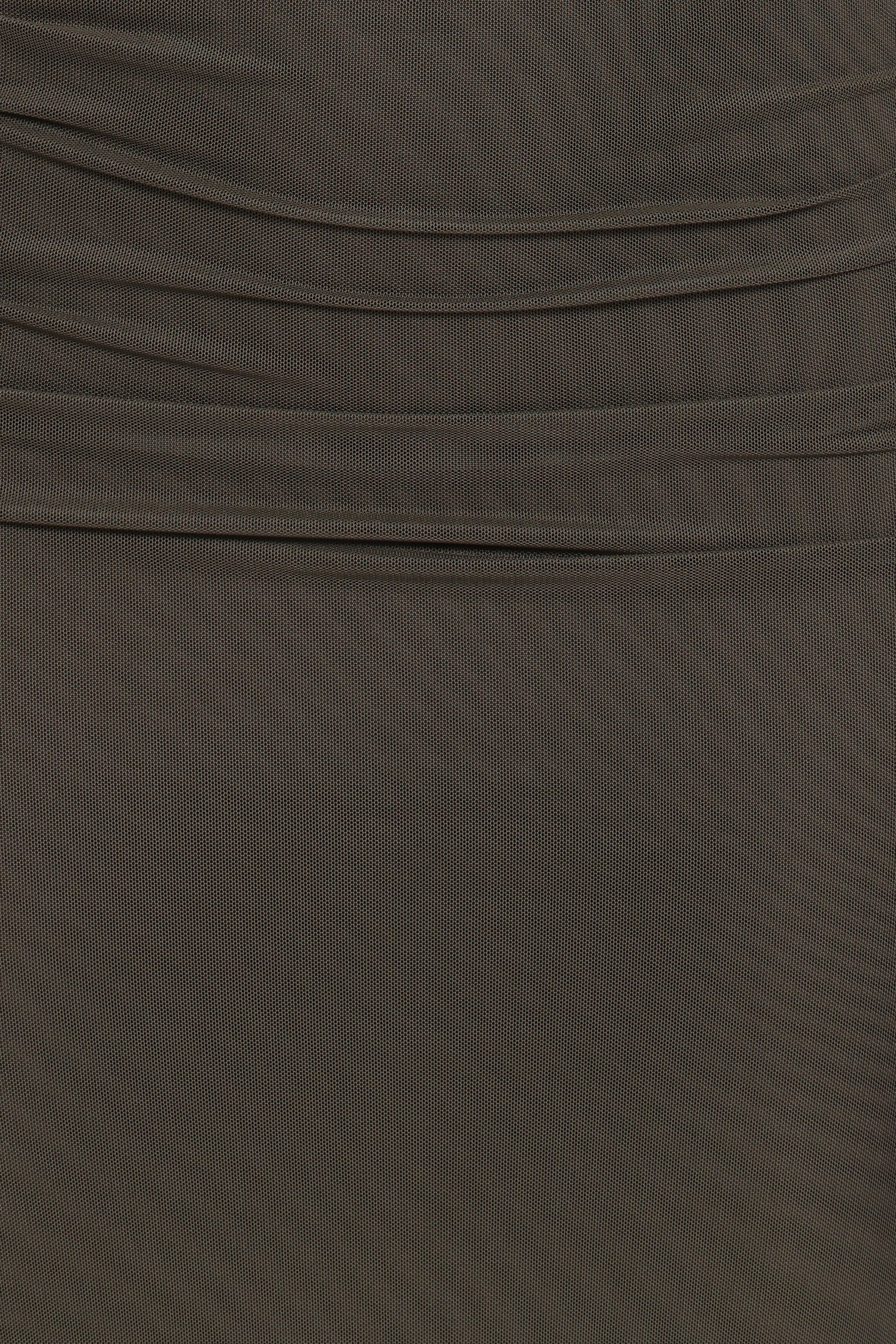 Abbie Off Shoulder Maxi Dress - Olive