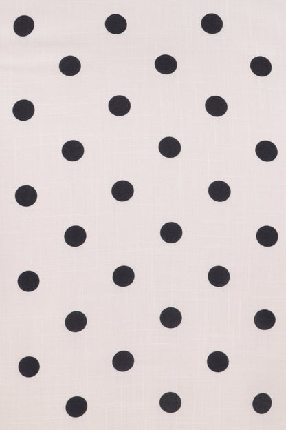 Adora Halterneck Maxi Dress - White Polka Dot