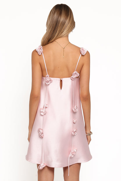 Airlie Mini Dress - Baby Pink