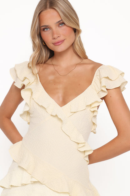 Allery Mini Dress - Yellow