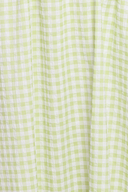 Amberlyn Maxi Dress - Green Gingham