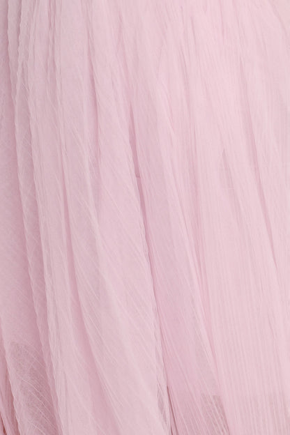 Anabella Strapless Maxi Dress - Pale Pink