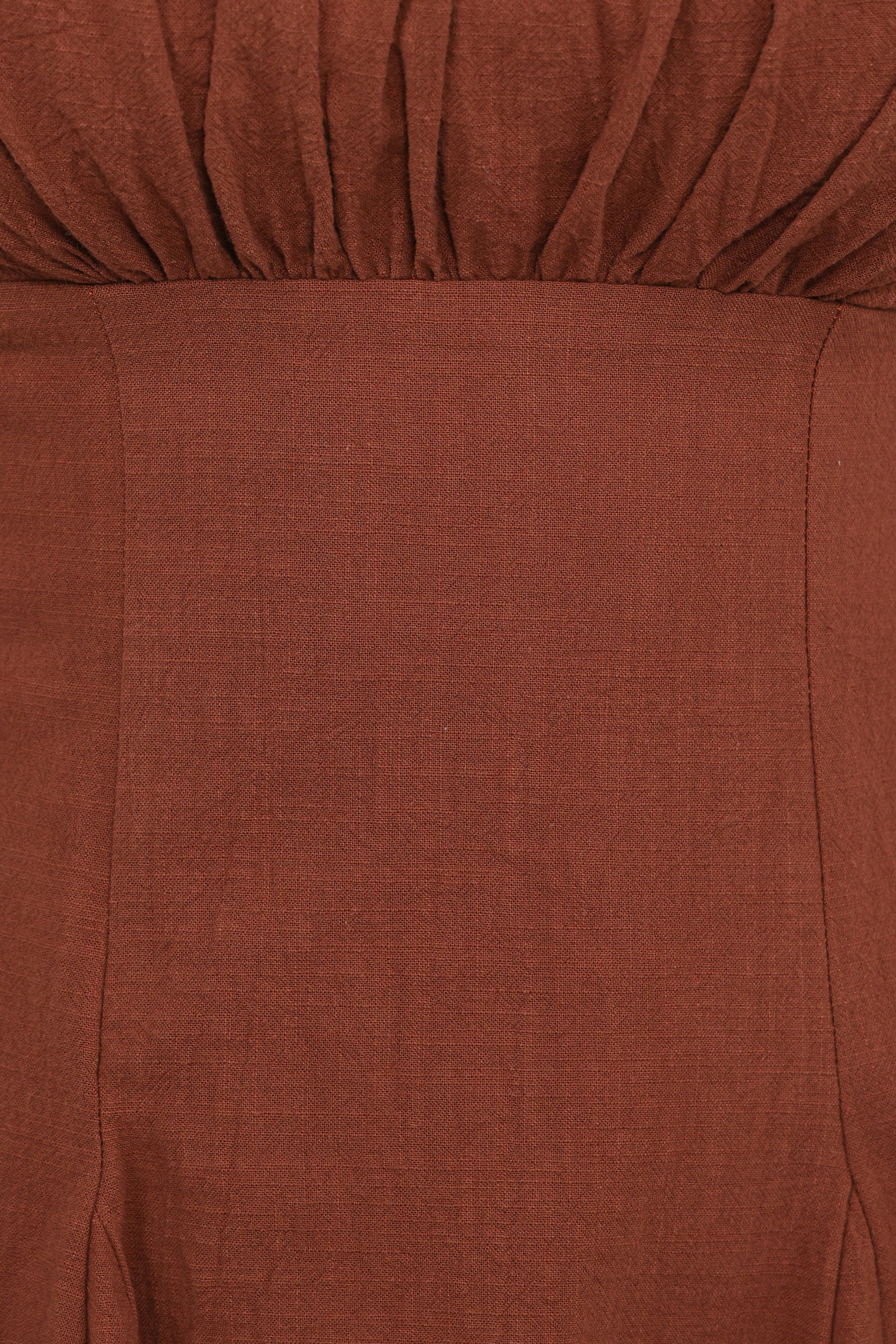Anora Mini Dress - Cognac