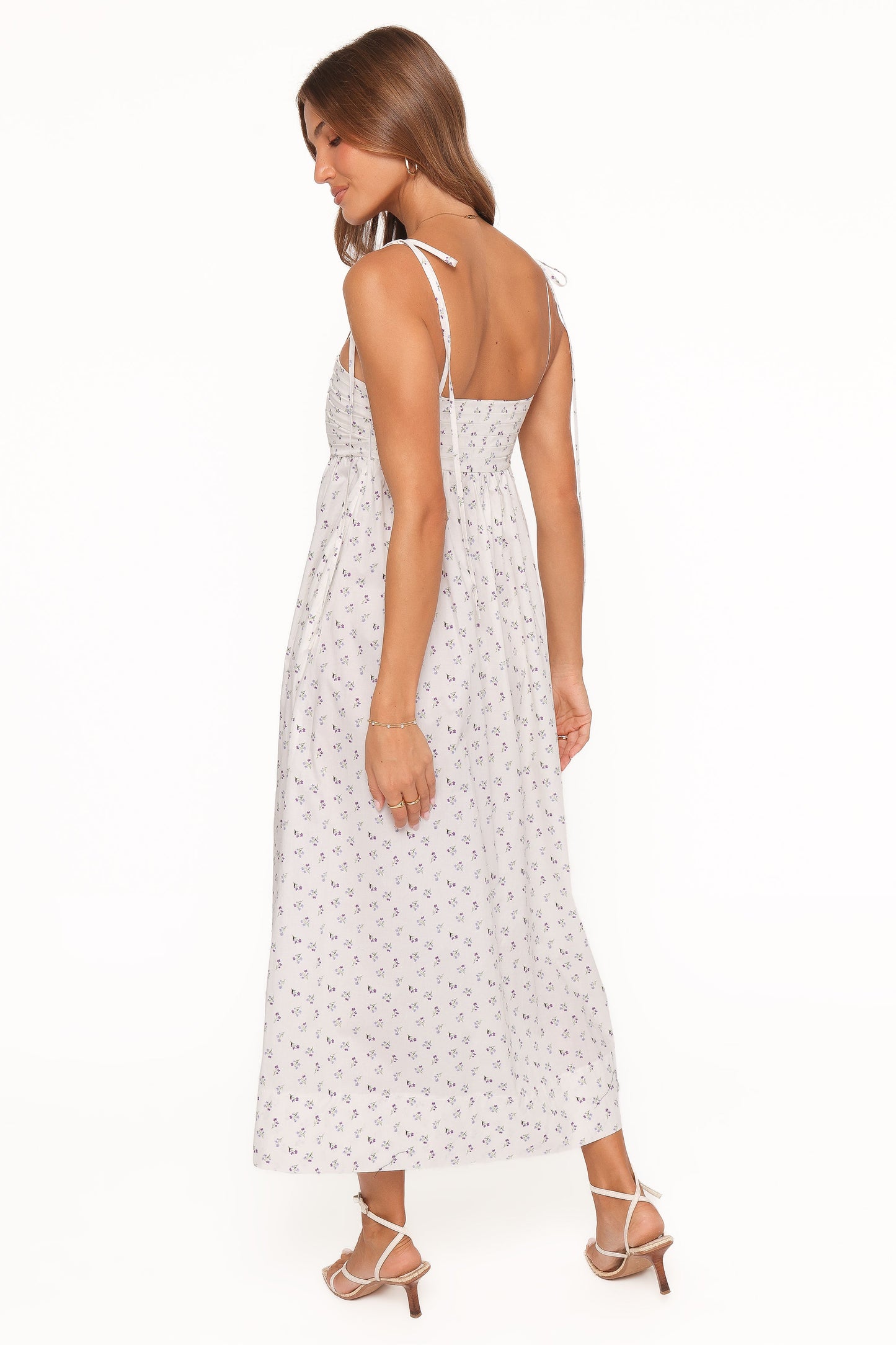 Ashtyn Maxi Dress - Purple Ditsy Floral