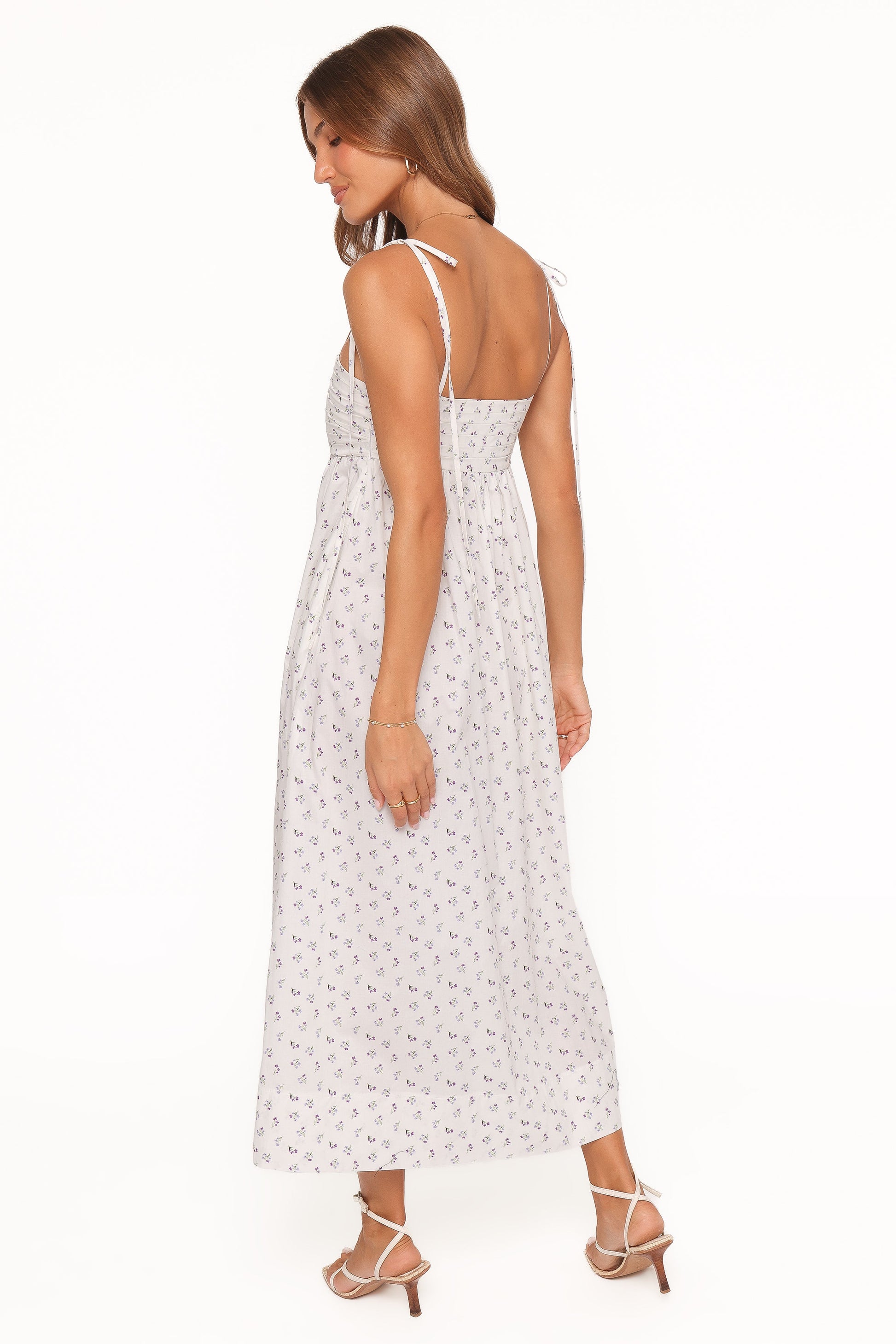 Ashtyn Maxi Dress - Purple Ditsy Floral