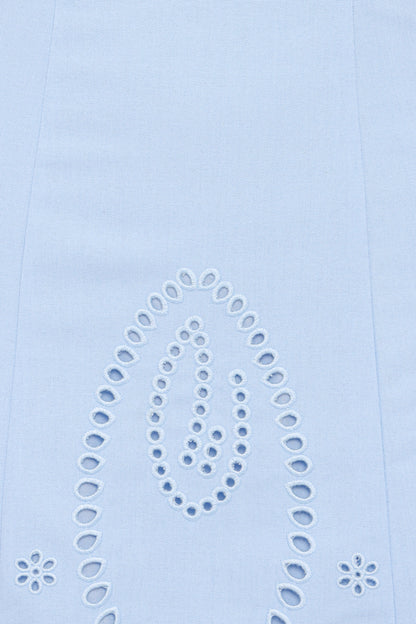 Aston Strapless Mini Dress - Blue