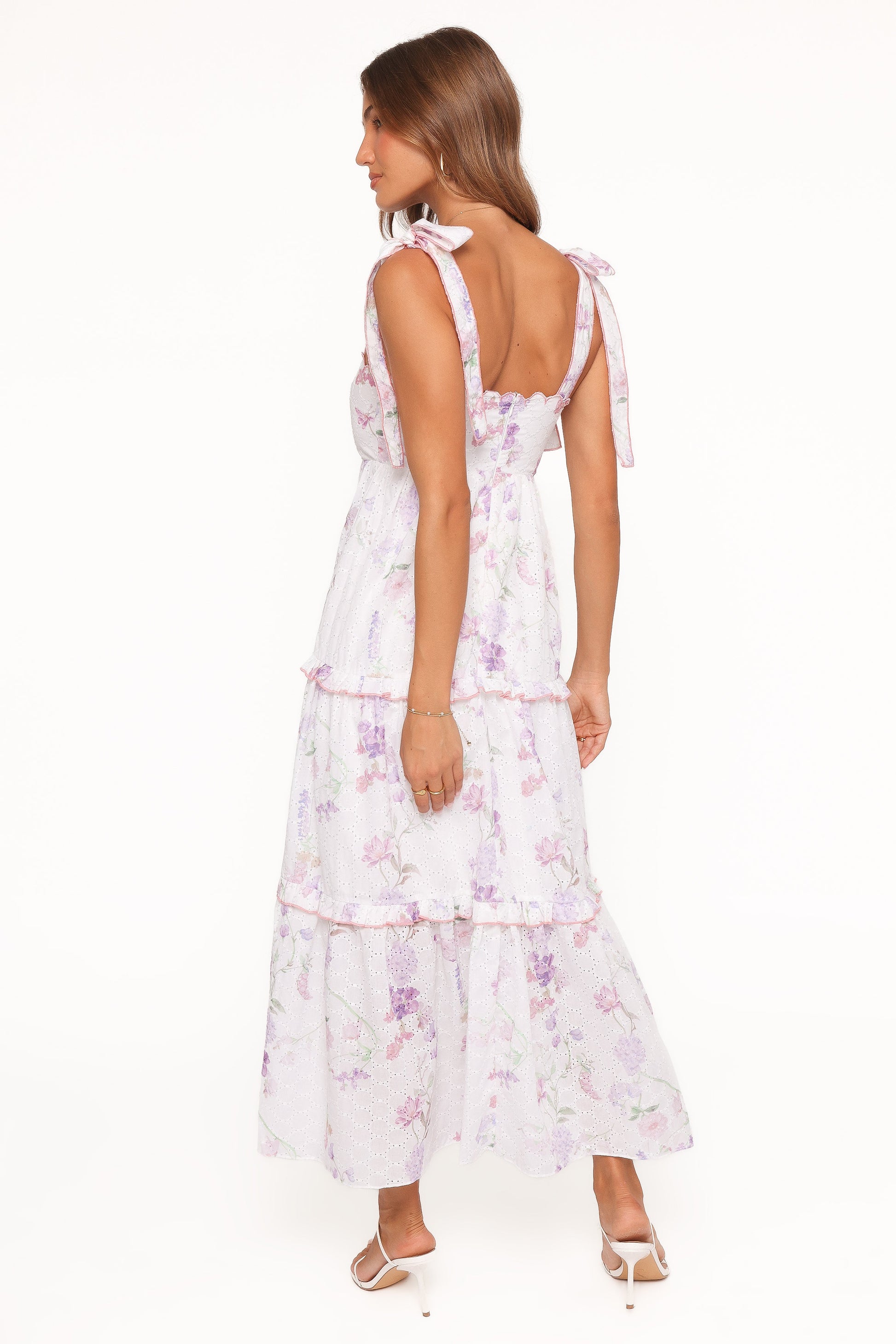 Aurelia Maxi Dress - Purple Floral