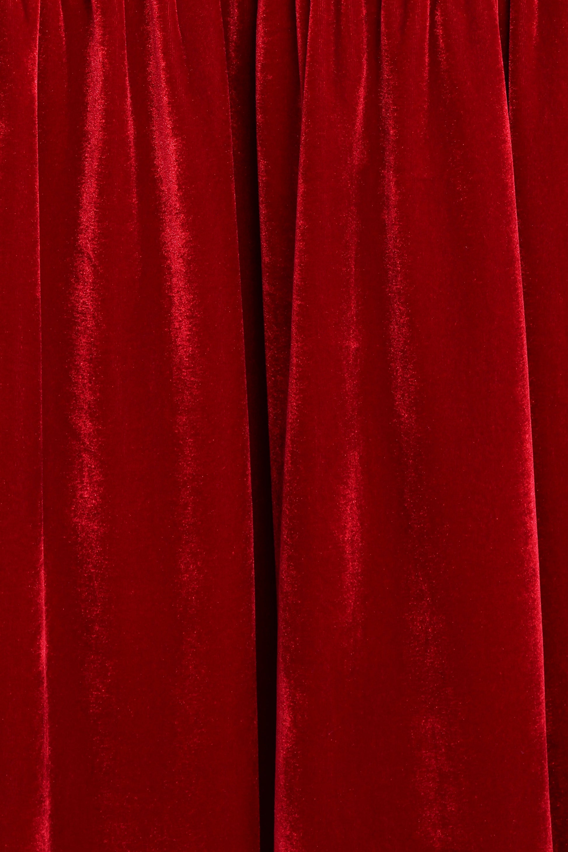 Betina Bow Front Maxi Dress - Red Velvet