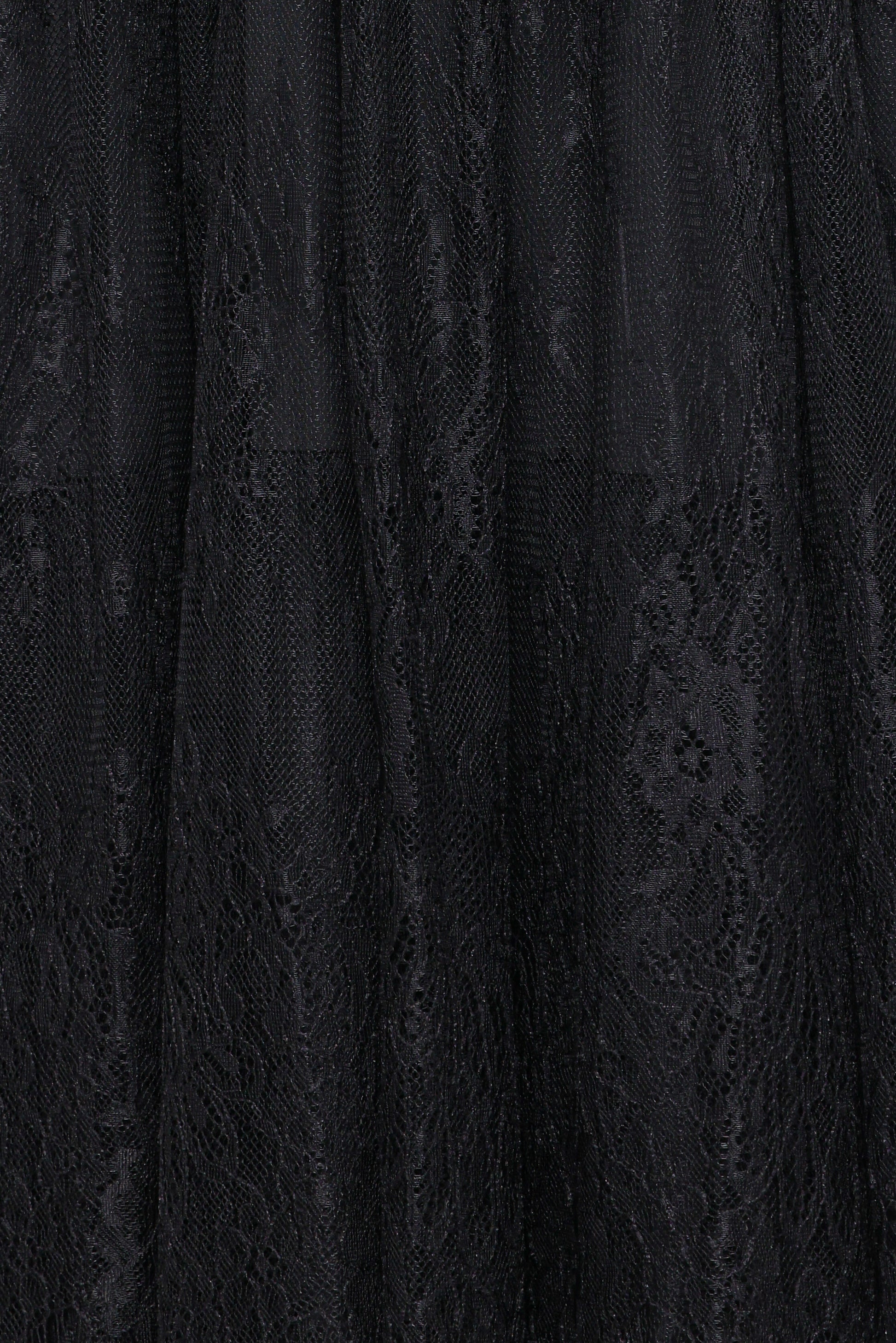 Bloom Strapless Maxi Dress - Black Lace