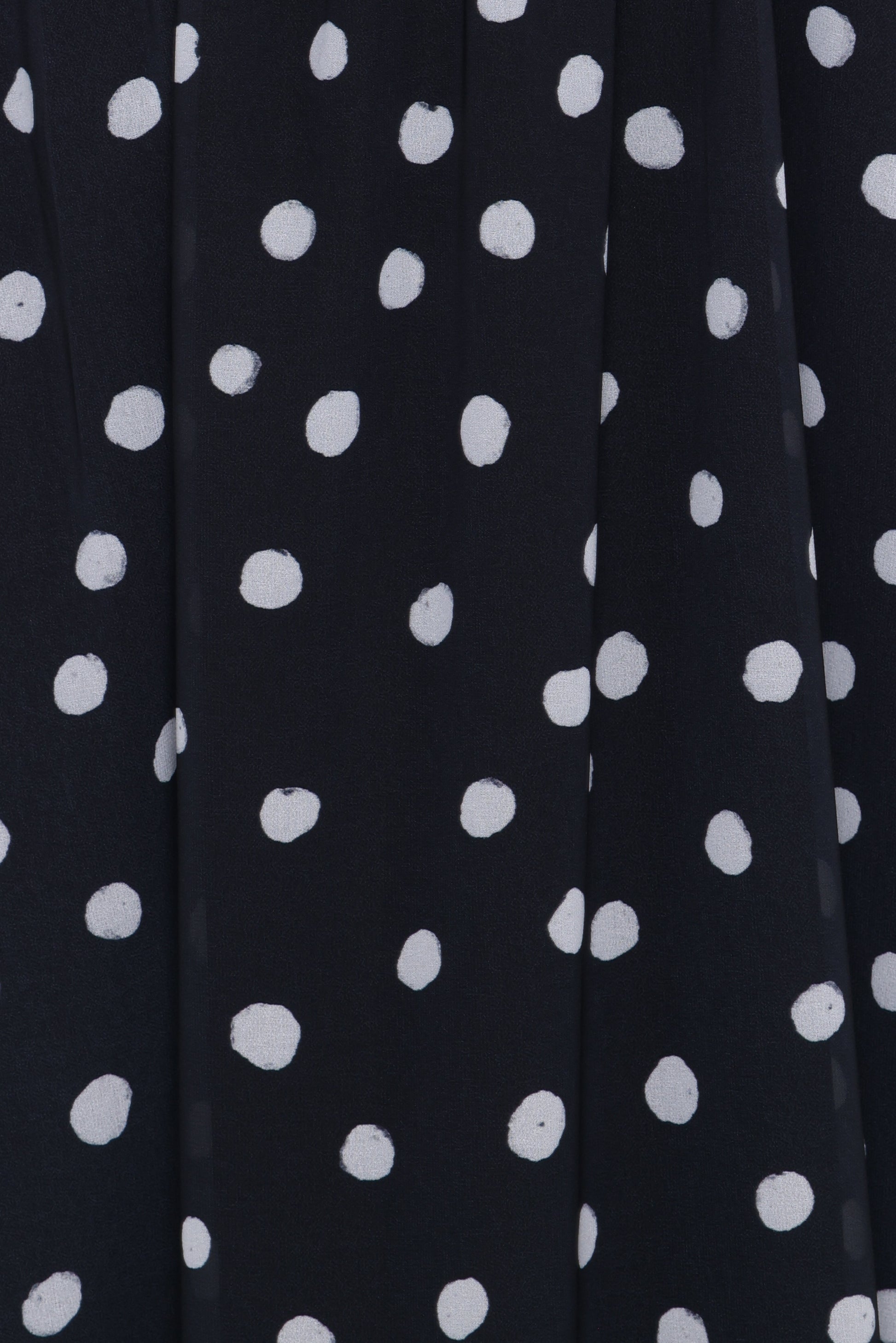 Boston Strapless Maxi Dress - Black Polka Dot