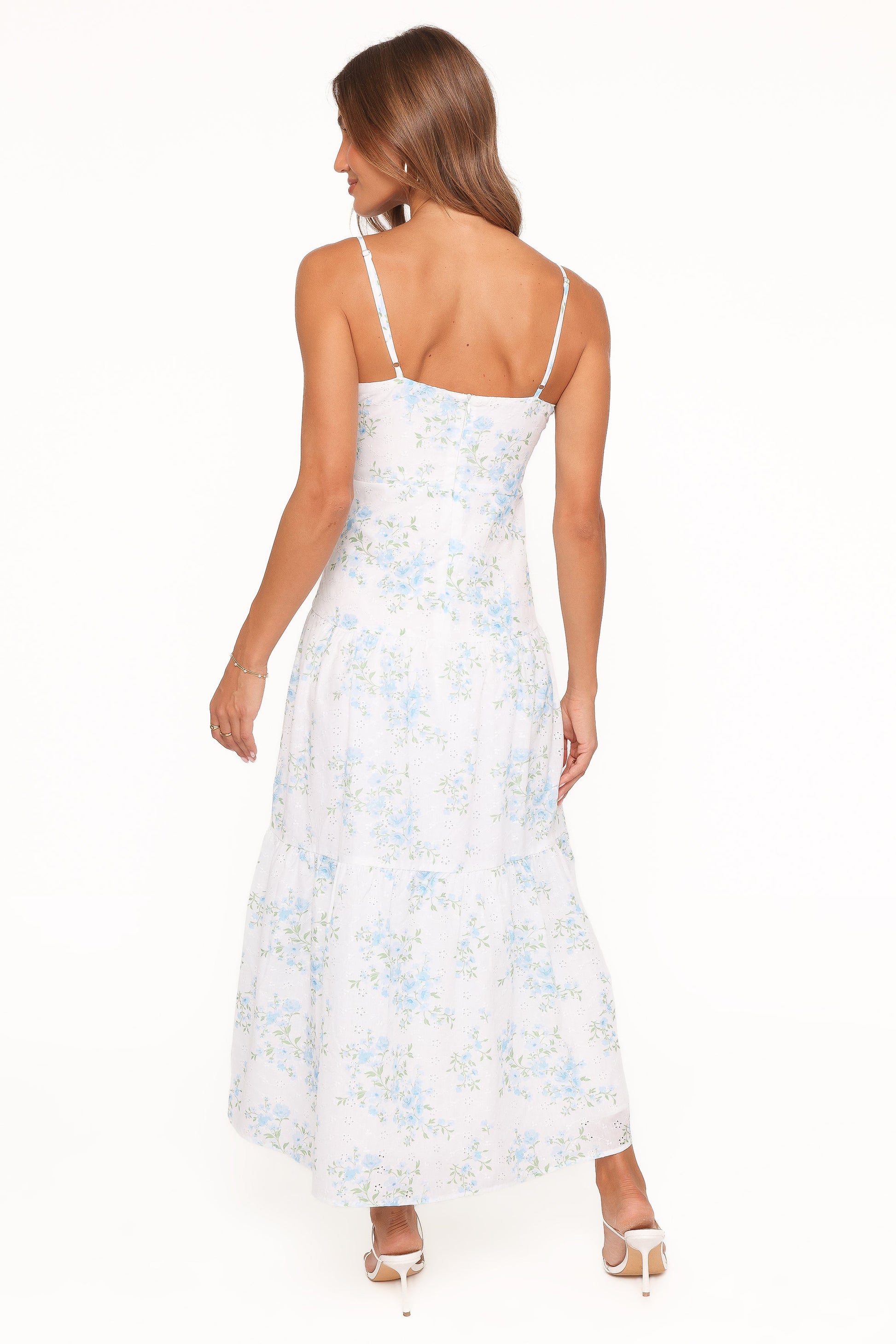 Botanique Midi Dress - Blue Floral