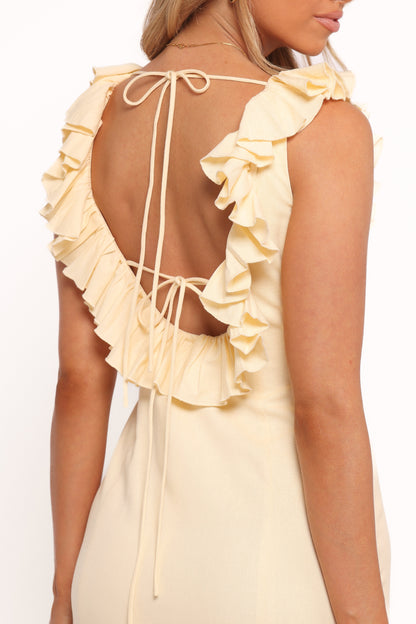 Brienne Maxi Dress - Butter Yellow