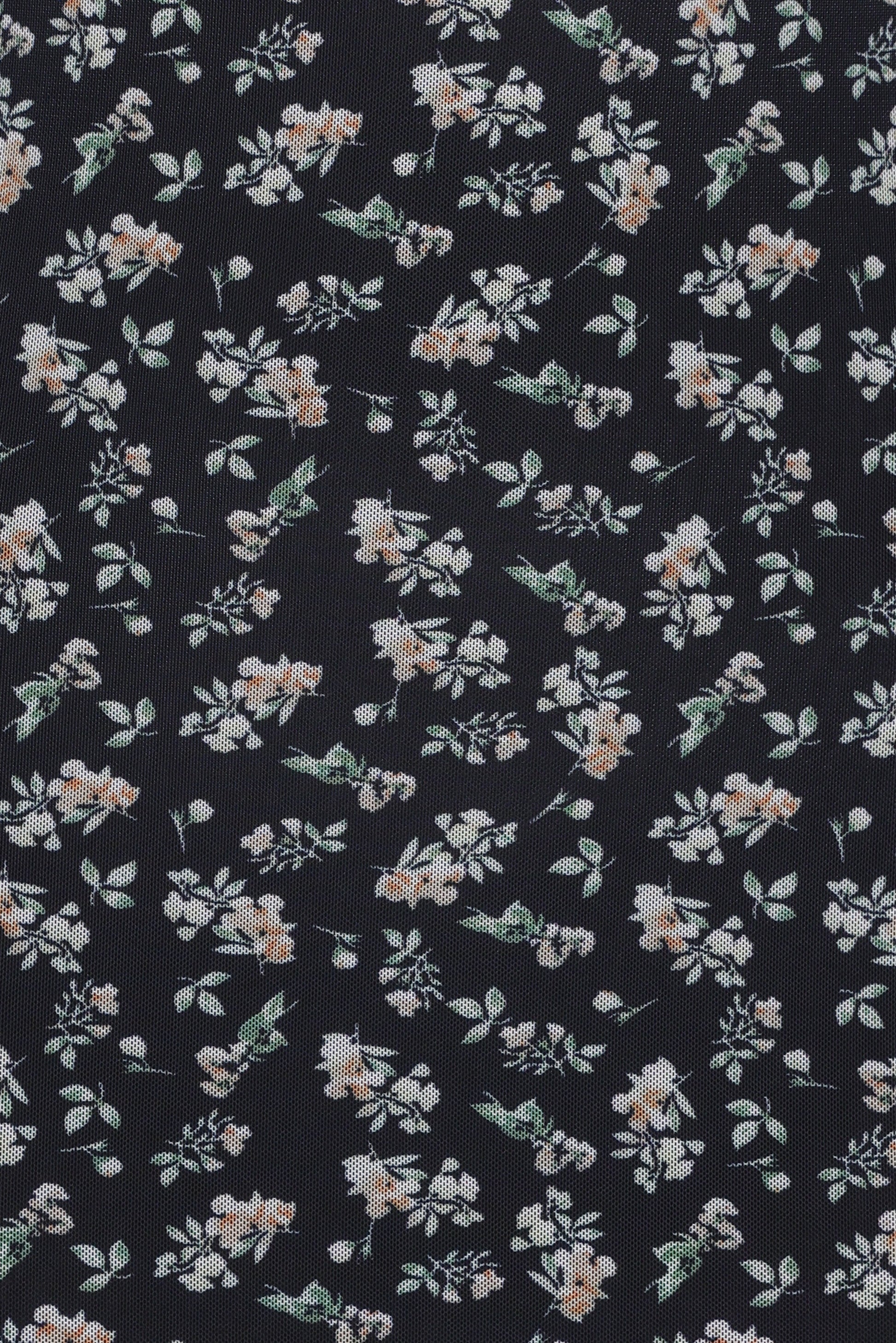 Brissa Maxi Dress - Black Floral