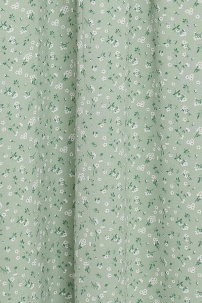 Bronte Midi Dress - Green Floral