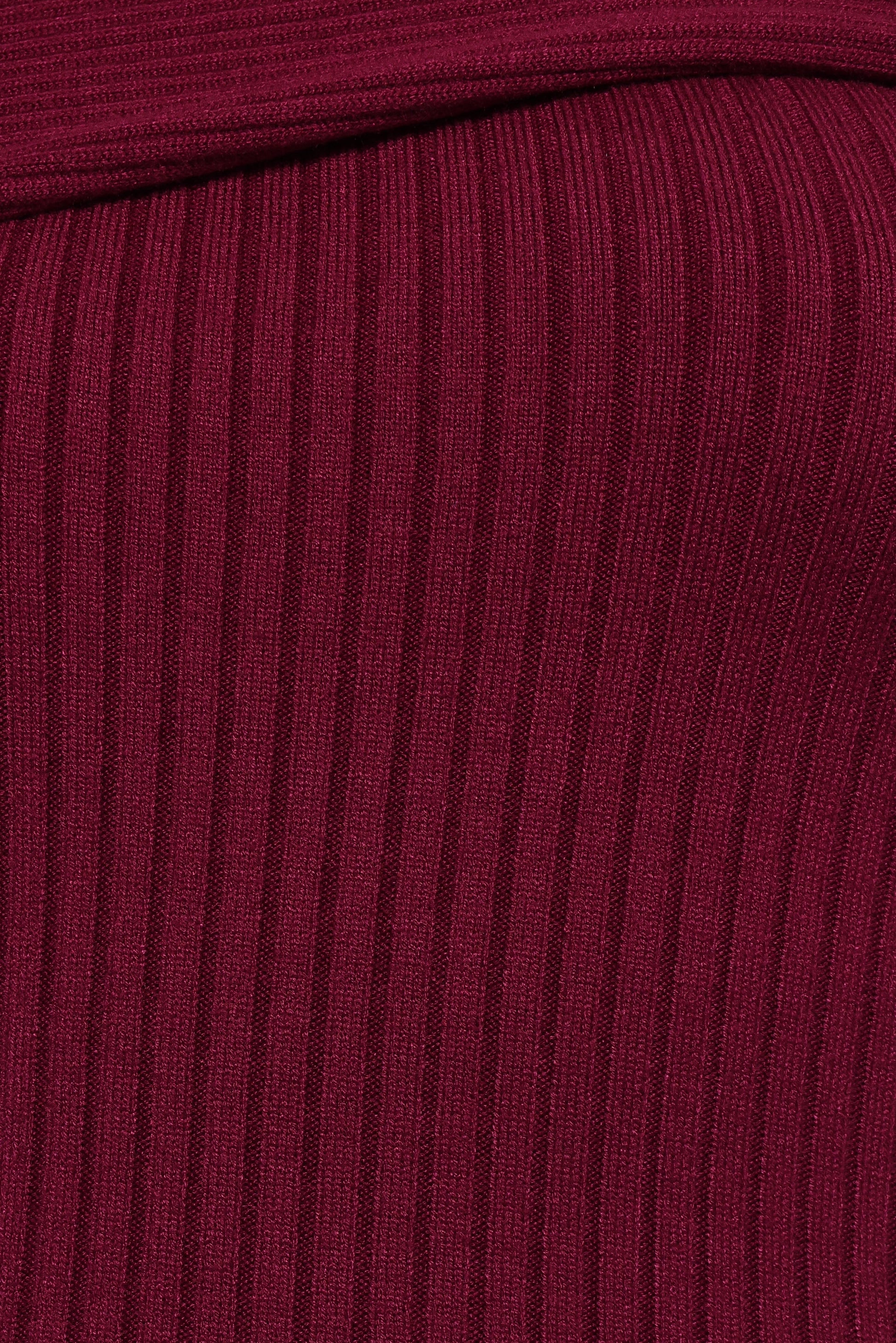 Cammie Long Sleeve Midi Dress - Fuchsia