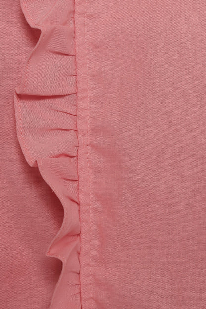 Cassandra Ruffle Mini Dress - Pale Pink
