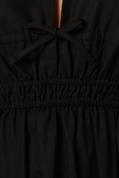 Cece Long Sleeve Maxi Dress - Black